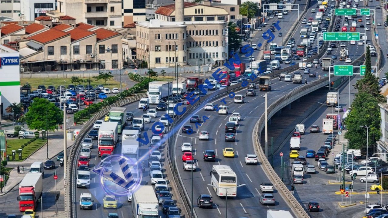 Κίνηση στην Αττική: Κηφισός, Πειραιάς και Λεωφόρος Αθηνών στο κόκκινο