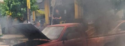 Θρίλερ εν κινήσει στη Λαμία: Λαμπάδιασε τούρμπο αγροτικό – Έσβησαν τη φωτιά πριν επεκταθεί