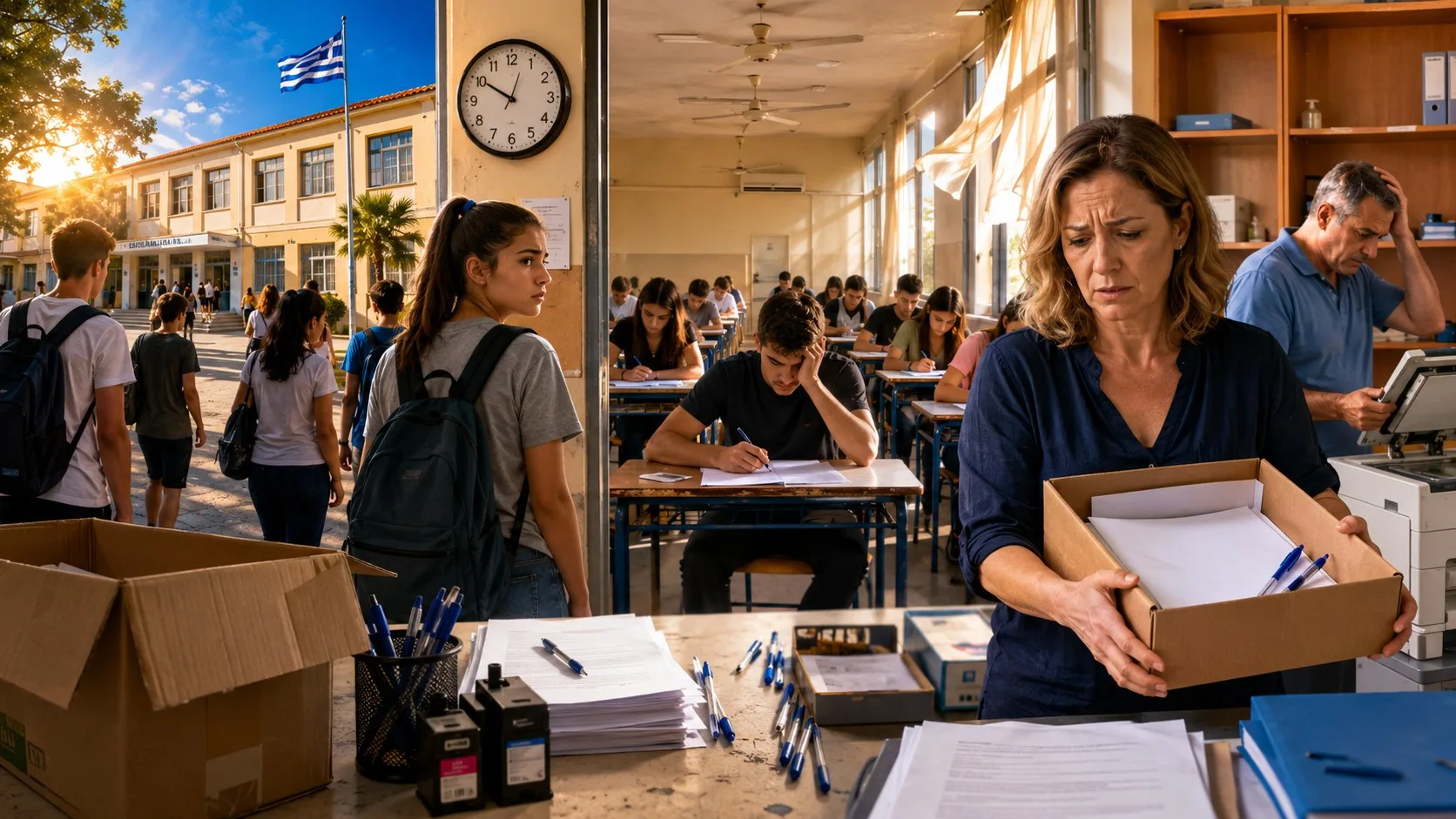 «Πανελλήνιες στον αέρα»: Εκπαιδευτικοί προειδοποιούν για χάος στα εξεταστικά κέντρα