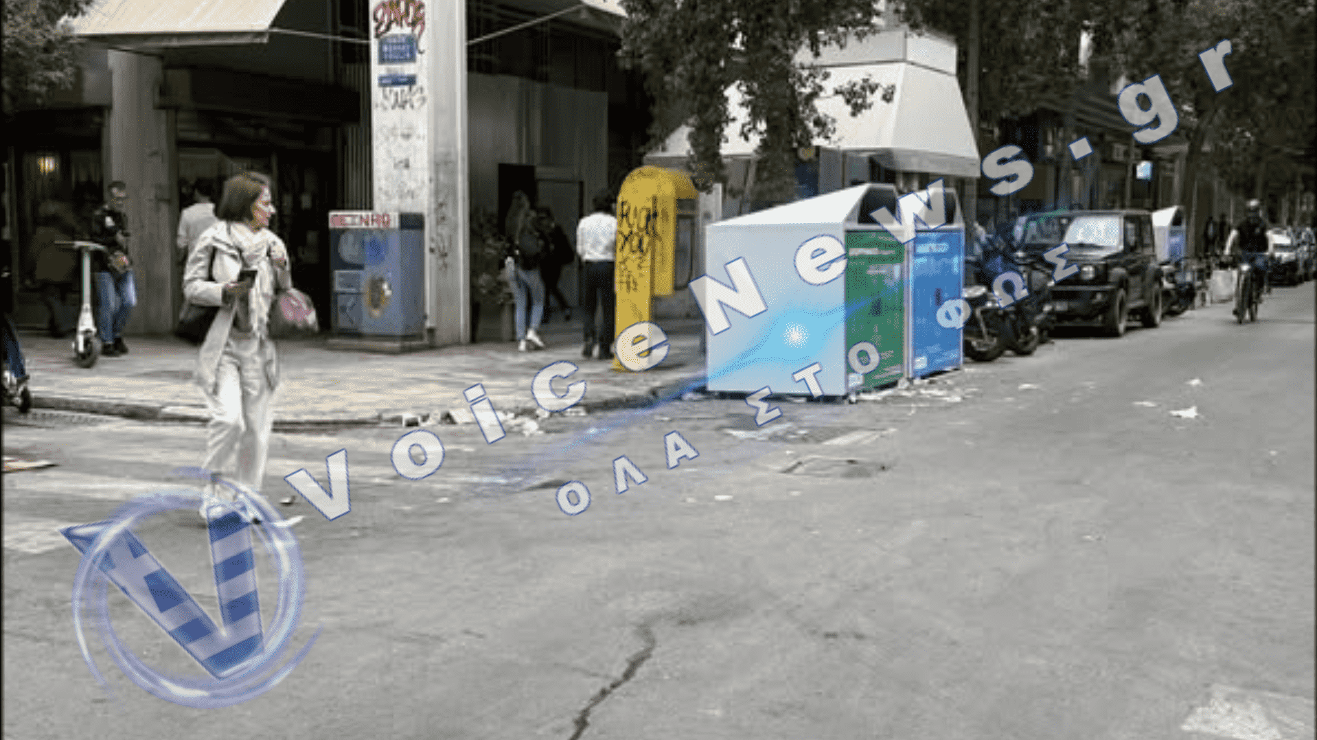 Σκουπιδότοπος η «καρδιά» της Αθήνας: Εικόνες ντροπής στη συμβολή Καραγιώργη Σερβίας και Βουλής