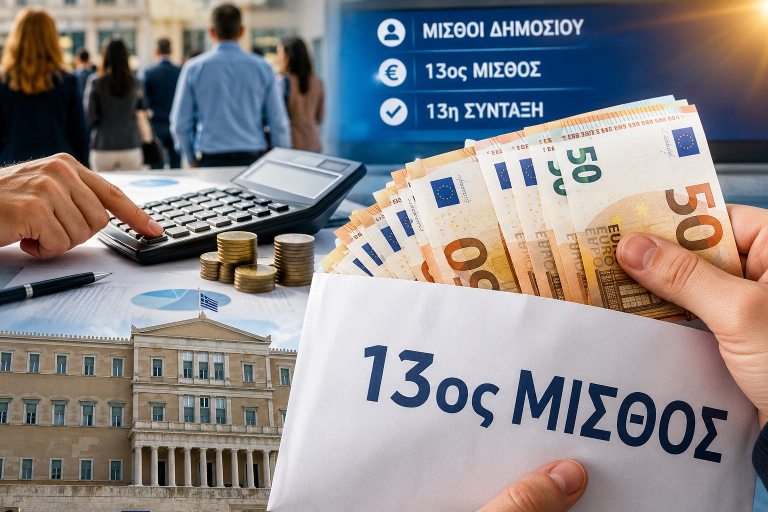 13ος μισθός στο Δημόσιο: «Ζεσταίνει» ξανά το θέμα η κυβέρνηση – Τι δείχνουν οι δηλώσεις του ΥΠΕΘΟΟ
