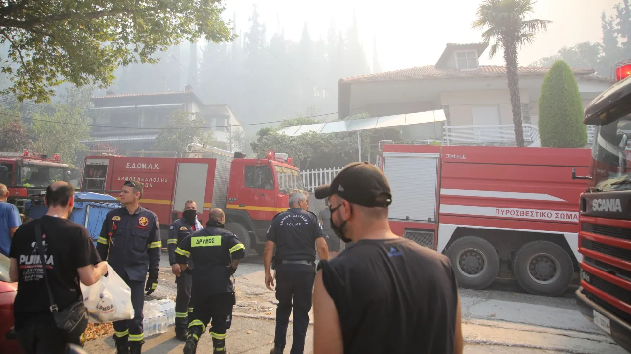 Φωτιά στο Δερβένι: Εντοπίστηκε σορός σε δασική έκταση