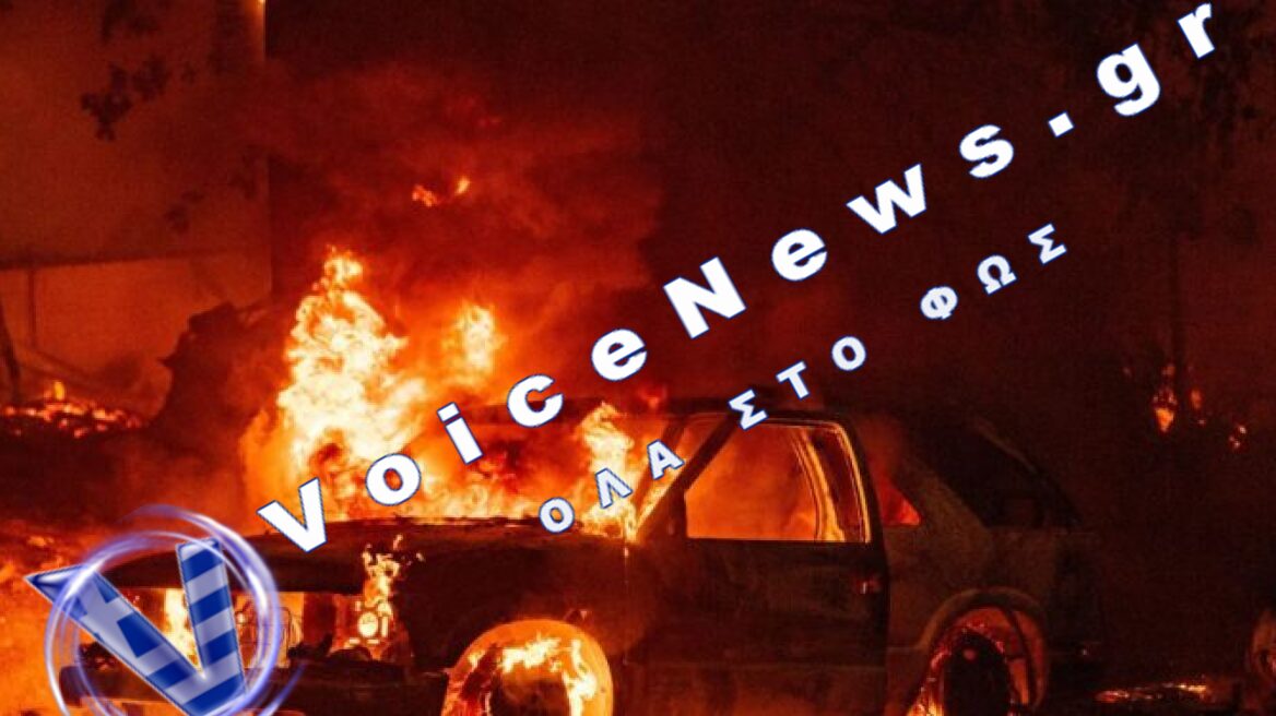 Παρκαρισμένο αυτοκίνητο τυλίχθηκε στις φλόγες στη Θεσσαλονίκη