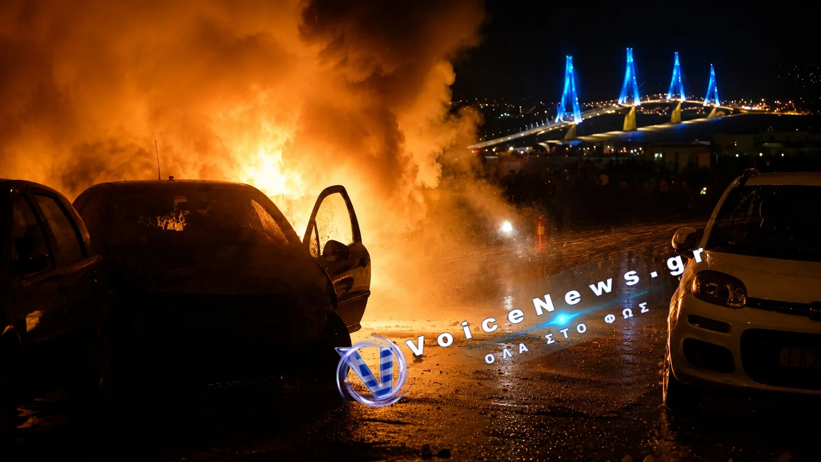 Πάτρα: Εξετάζεται σύνδεση των εμπρησμών στο Ρίο με πρόσφατο επεισόδιο πυροβολισμών