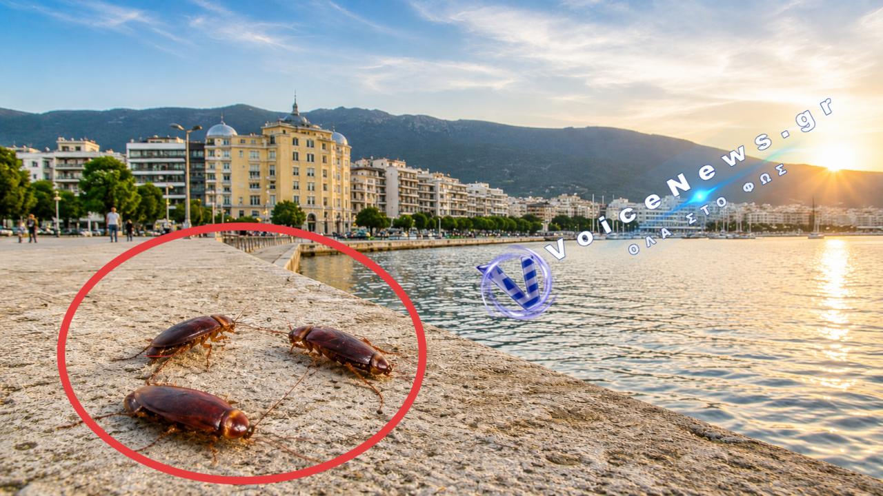 Έξαρση εμφάνισης μεγάλων κατσαρίδων στον Βόλο – Έντονες διαμαρτυρίες κατοίκων για την απουσία άμεσων παρεμβάσεων