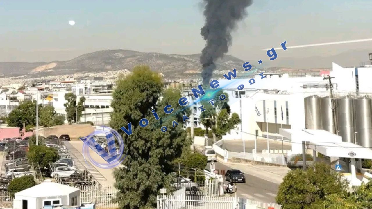 Φωτιά σε κατάστημα ανταλλακτικών στο Μενίδι – Ξεκίνησε από Ι.Χ. μέσα σε συνεργείο