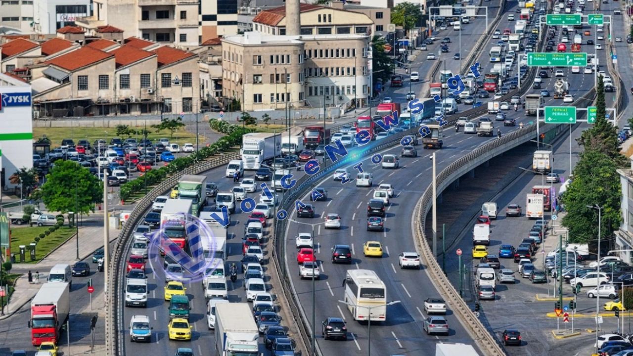 Kίνηση τώρα στην Aττική: Mποτιλιάρισμα σε Kηφισό, παραλιακή και Aττική Oδό