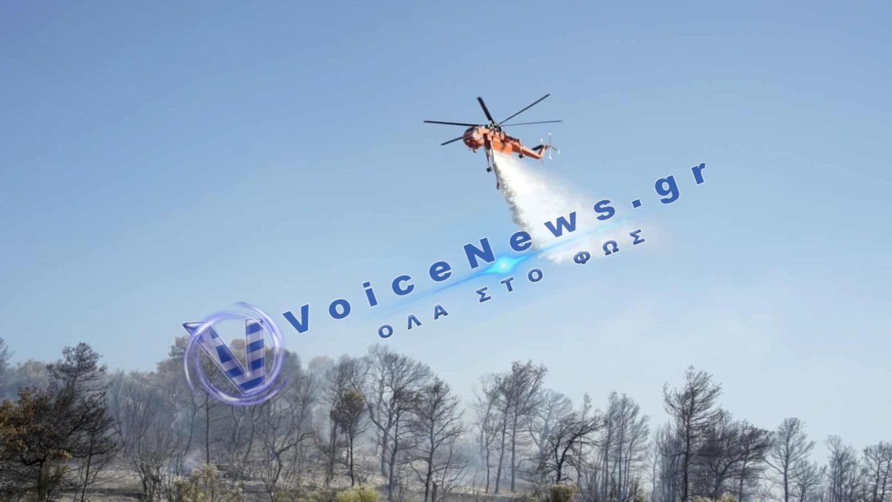 Φωτιά σε χαμηλή βλάστηση στην Τουρλίδα Μεσολογγίου – Επιχείρηση με εναέρια μέσα