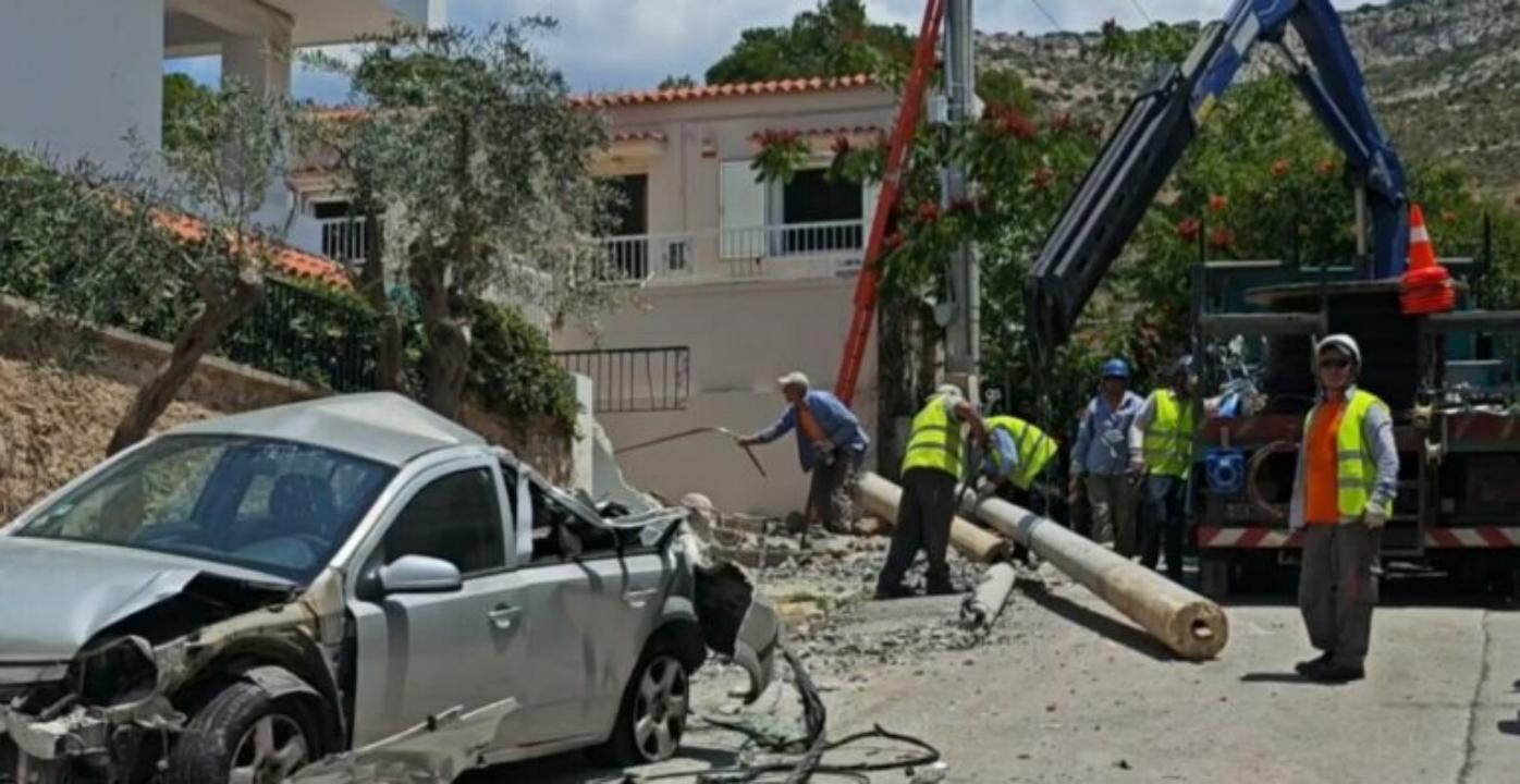 Ηλιούπολη: Γερανοφόρο όχημα σκόρπισε τον πανικό – Σημαντικές ζημιές σε αυτοκίνητα και υποδομές