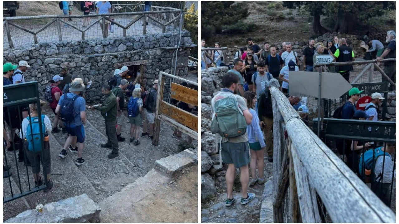 Ένταση στη Σαμαριά: Κάτοικοι άνοιξαν τις εισόδους του Δρυμού σε ένδειξη διαμαρτυρίας