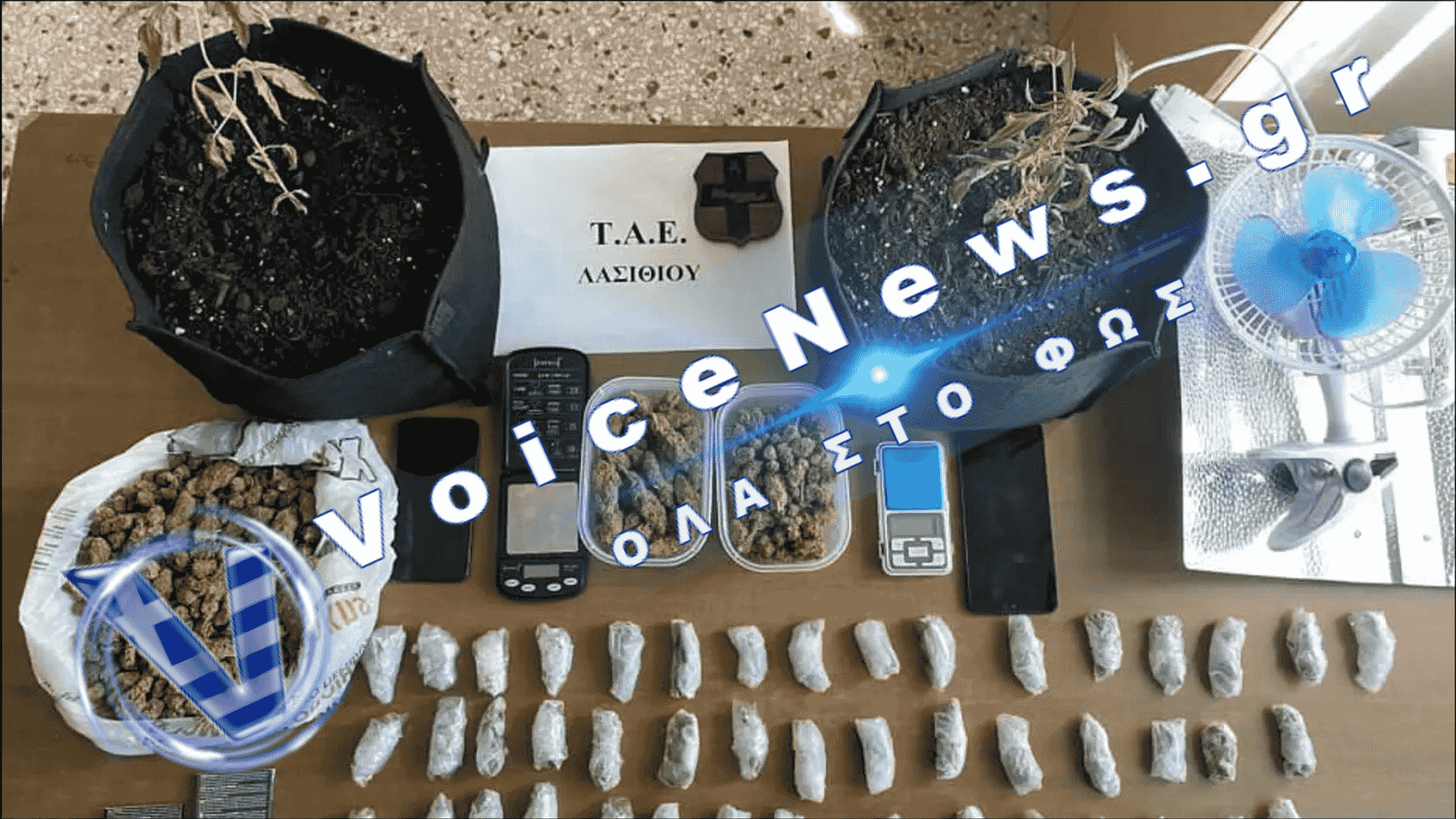 Ιεράπετρα: Δύο συλλήψεις για ναρκωτικά – Κατασχέθηκαν σχεδόν 600 γραμμάρια κάνναβης