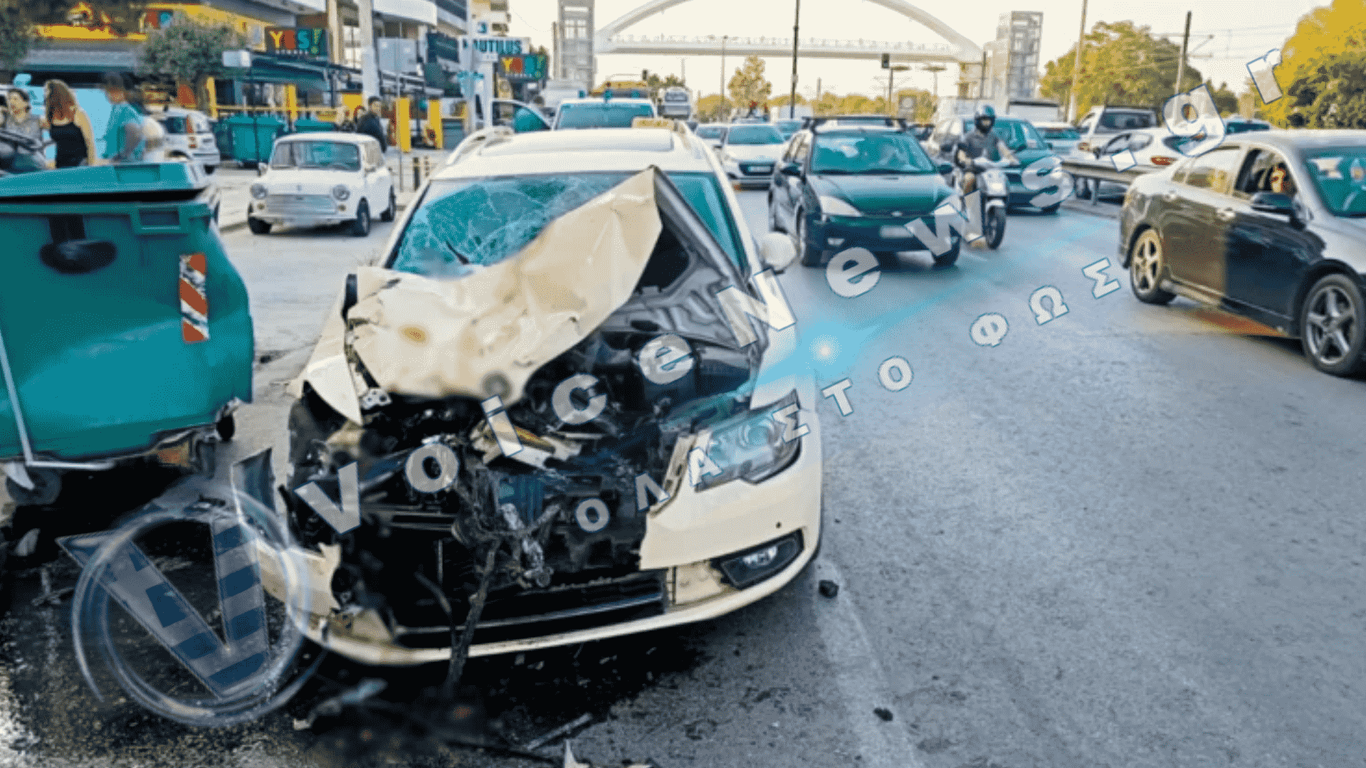 Τροχαίο στη Θεσσαλονίκη: Μεθυσμένος 46χρονος καρφώθηκε με τη μηχανή του στην Ανάληψη