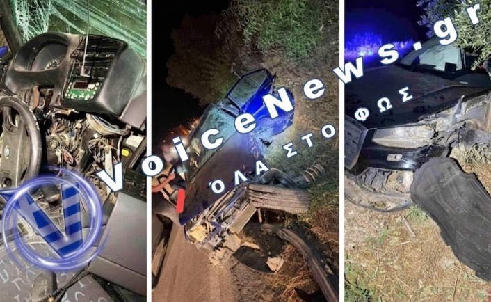 Απίστευτο τροχαίο στη Μεσαρά: Συγκρούστηκαν μετωπικά δύο Ι.Χ. με οδηγούς… συμπέθερους