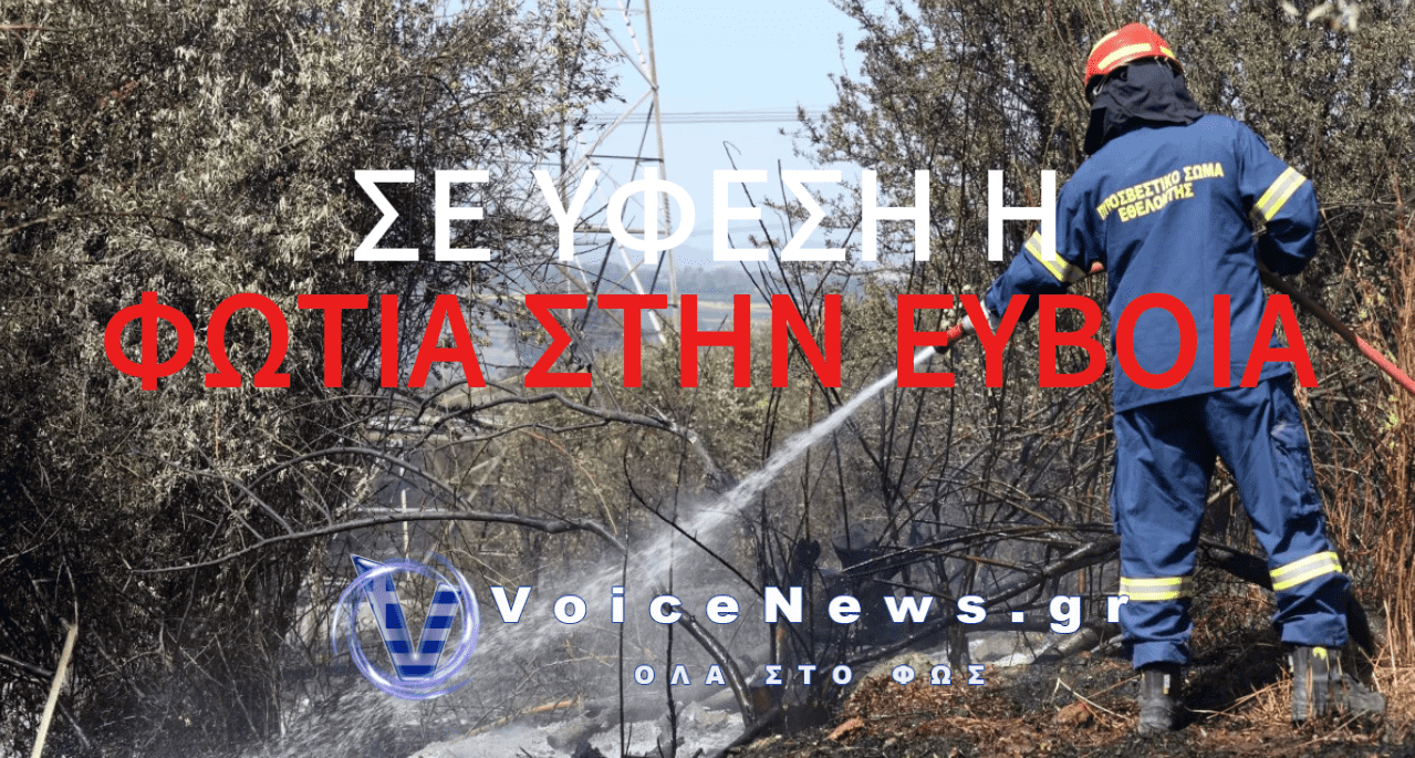 ΧΩΡΙΣ ΕΝΕΡΓΟ ΜΕΤΩΠΟ Η ΦΩΤΙΑ ΣΤΟ ΣΠΑΘΑΡΙ ΕΥΒΟΙΑΣ