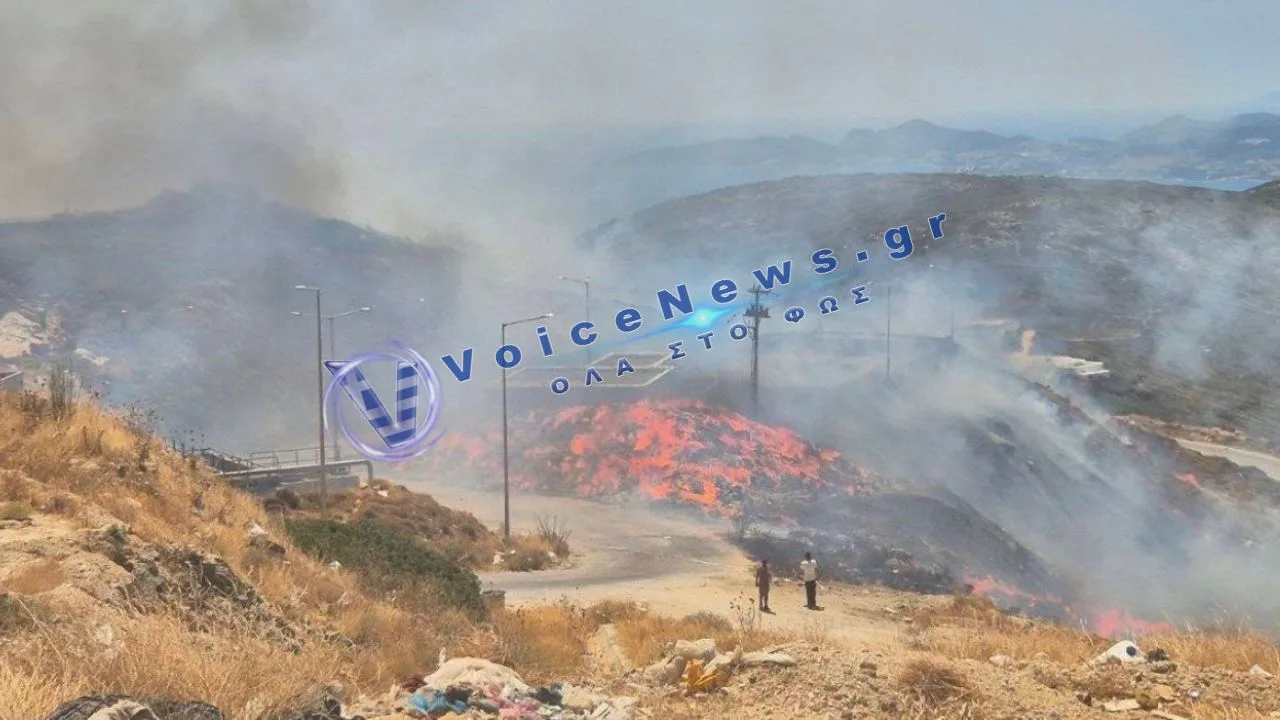 Πάρος: Συνεχίζεται η μάχη με τις φλόγες – 86 πυροσβέστες και ισχυρές εναέριες δυνάμεις στο νησί