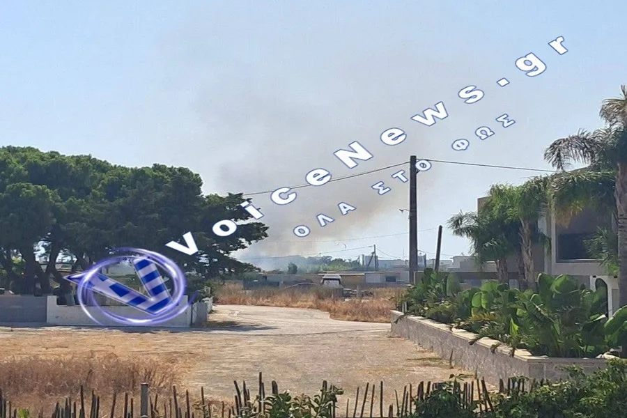 Φωτιά στην Κρεμαστή Ρόδου