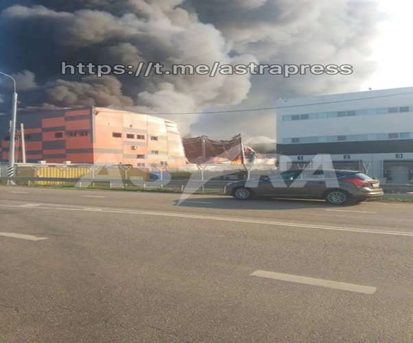 Πυρκαγιά σε αποθήκη εταιρείας logistics 3PL, στο Κολεντίνο του Ποντόλσκ
