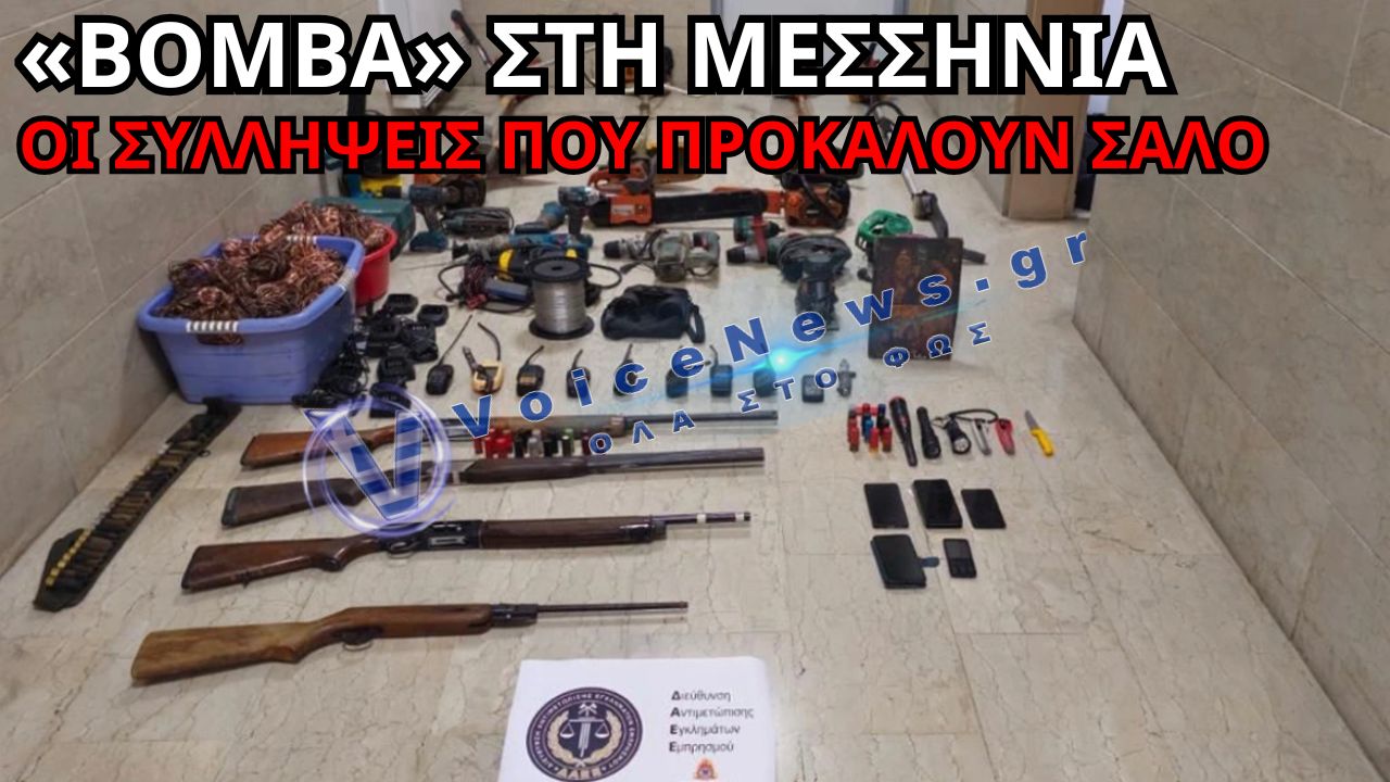 ΣΥΛΛΗΨΕΙΣ-ΣΟΚ ΣΤΗ ΜΕΣΣΗΝΙΑ – ΠΡΟΕΔΡΟΣ ΚΟΙΝΟΤΗΤΑΣ ΚΑΙ ΠΥΡΟΣΒΕΣΤΗΣ ΣΤΟ ΕΠΙΚΕΝΤΡΟ ΤΗΣ ΥΠΟΘΕΣΗΣ