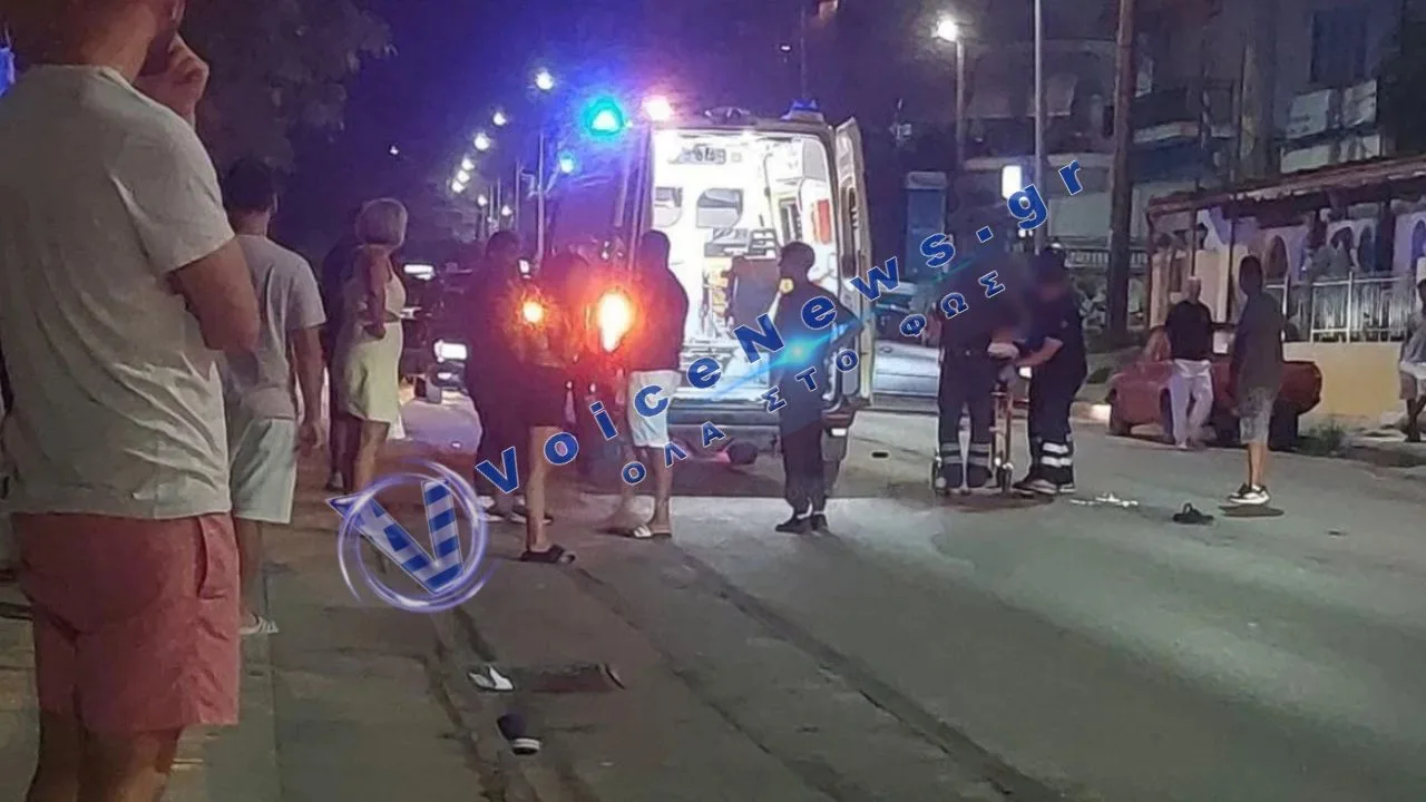 Σφοδρή σύγκρουση δύο μηχανών στη Λαμία – Διασωληνώθηκε 23χρονος, σοβαρά τραυματισμένη και μια νεαρή γυναίκα