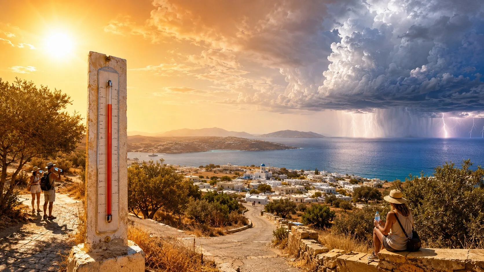 Καιρός με δύο πρόσωπα: 40άρια τώρα, καταιγίδες τον Σεπτέμβριο – Η προειδοποίηση Αρνιακού