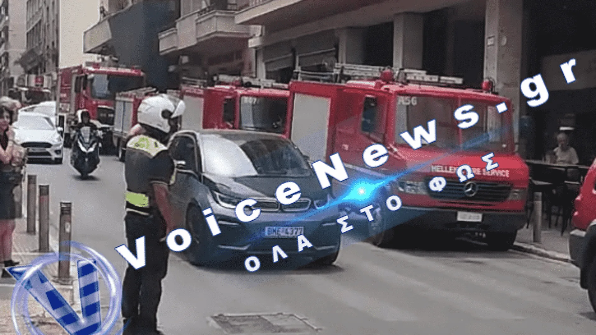 Φωτιά σε διαμέρισμα στο κέντρο της Αθήνας – Δείτε ΒΙΝΤΕΟ