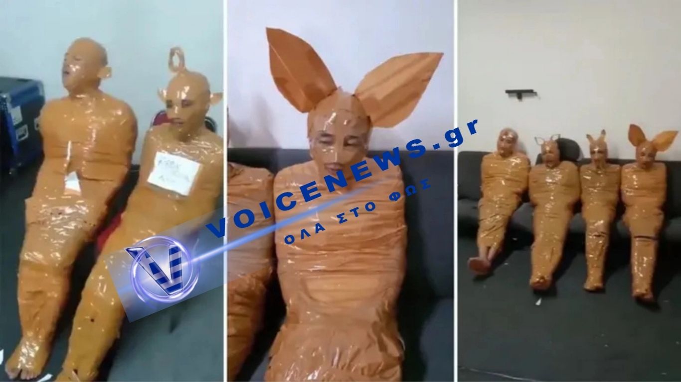 Viral στην Ινδονησία: Έπιασαν διαρρήκτες και τους έντυσαν Teletubbies(vid)