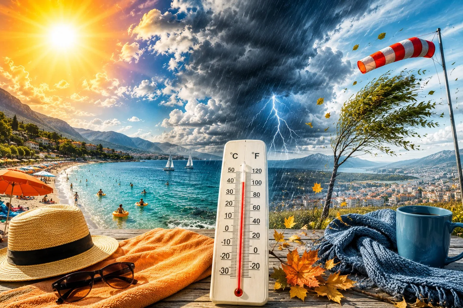 «Βουτιά» έως και πολλών βαθμών; Το νέο σενάριο για τον καιρό μετά τον καύσωνα