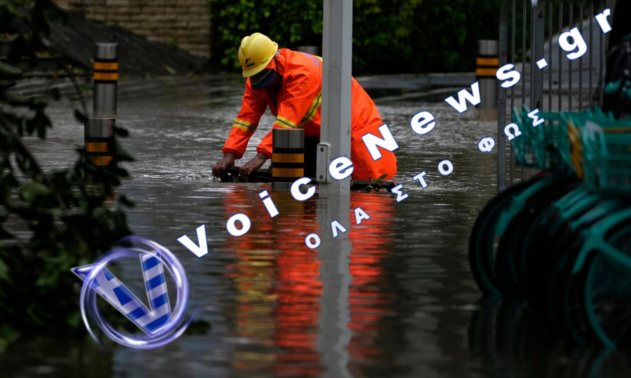 Δέκα νεκροί από τις καταρρακτώδεις βροχές στην Κίνα – Χιλιάδες απομακρύνθηκαν από τα σπίτια τους