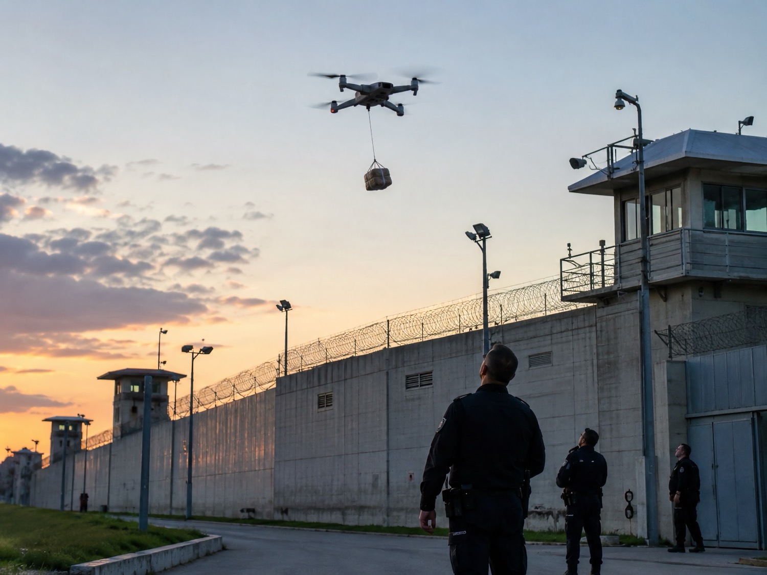 Συναγερμός στη Λάρισα: Κατάρριψη drone πάνω από τις φυλακές – Μετέφερε 12 κινητά και 20 SIM