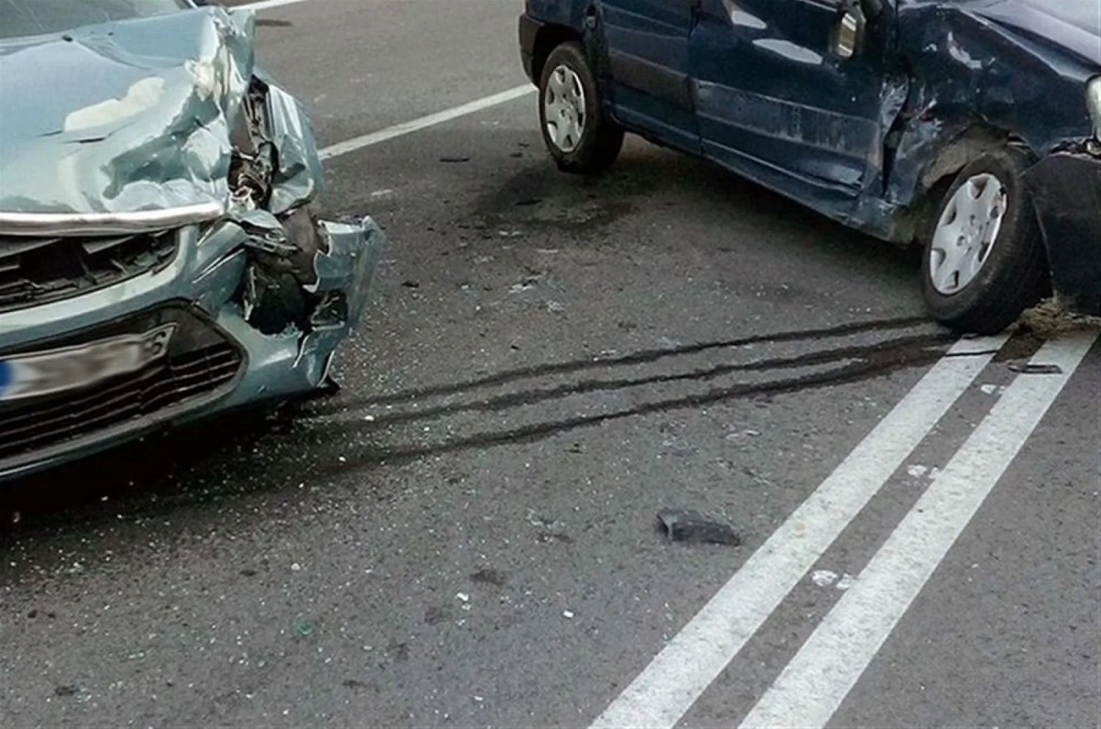 Καραμπόλα 5 οχημάτων στη Θεσσαλονίκη: Ένας τραυματίας στην Εθνική Οδό προς Πολύγυρο