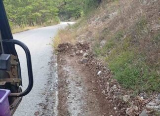 Αποκαταστάθηκε η κυκλοφορία στο τμήμα Πέρκος – Περιστά: Ξανά ασφαλής ο δρόμος μετά τη νεροποντή
