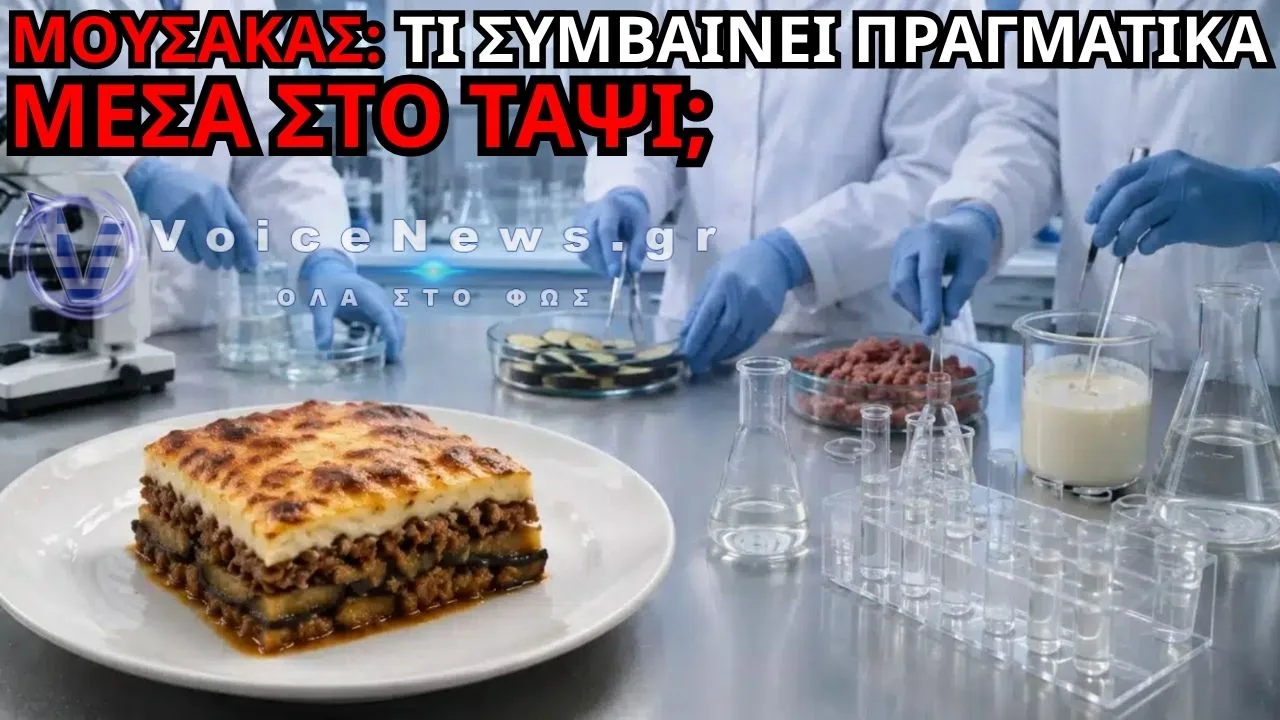 ΜΟΥΣΑΚΑΣ: ΤΟ «ΜΥΣΤΙΚΟ» ΤΗΣ ΧΗΜΕΙΑΣ ΠΟΥ ΚΡΥΒΕΤΑΙ ΣΤΟ ΤΑΨΙ