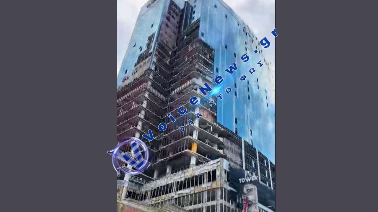 Κίεβο: Ζημιές στο επιχειρηματικό κέντρο 101 Tower από τους ρωσικούς βομβαρδισμούς
