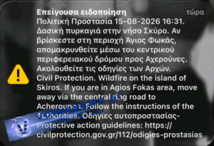 &Mu;ή&nu;&upsilon;&mu;&alpha; &tau;&omicron;&upsilon; 112 &gamma;&iota;&alpha; &delta;&alpha;&sigma;&iota;&kappa;ή &pi;&upsilon;&rho;&kappa;&alpha;&gamma;&iota;ά &sigma;&tau;&eta; &Sigma;&kappa;ύ&rho;&omicron;
