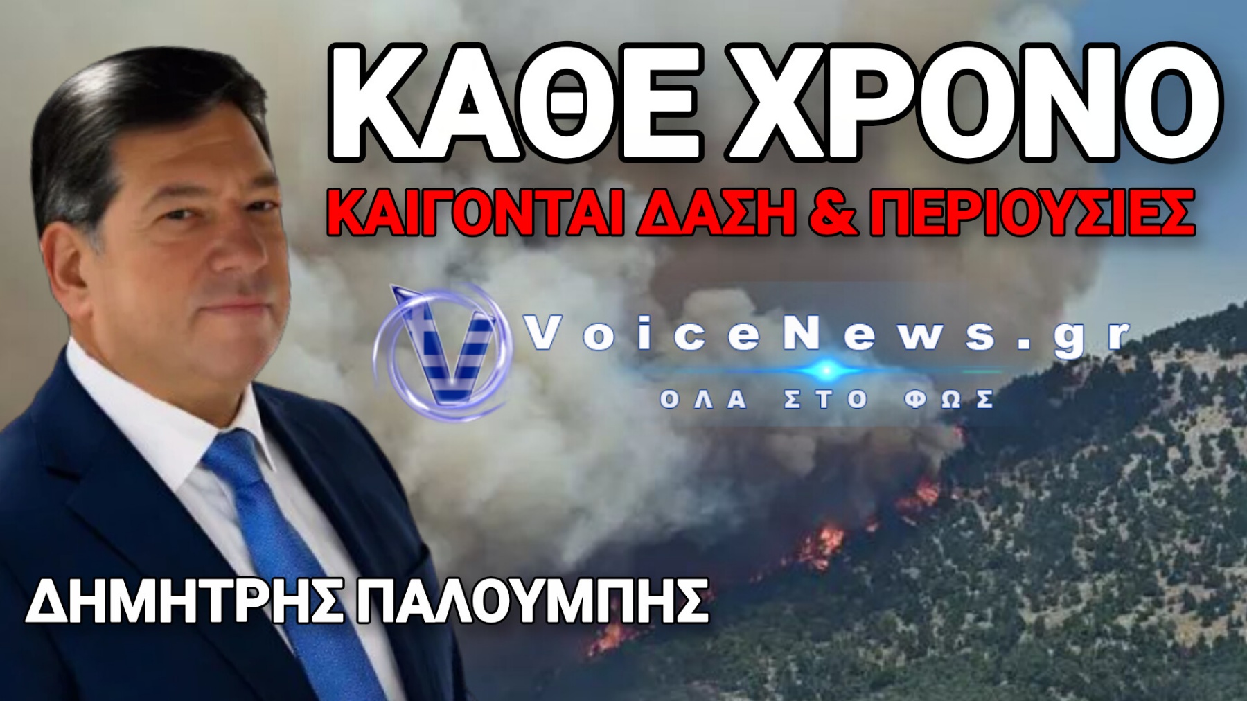 Κάθε χρόνο καίγονται δάση και περιουσίες. Γιατί δεν μαθαίνουμε;