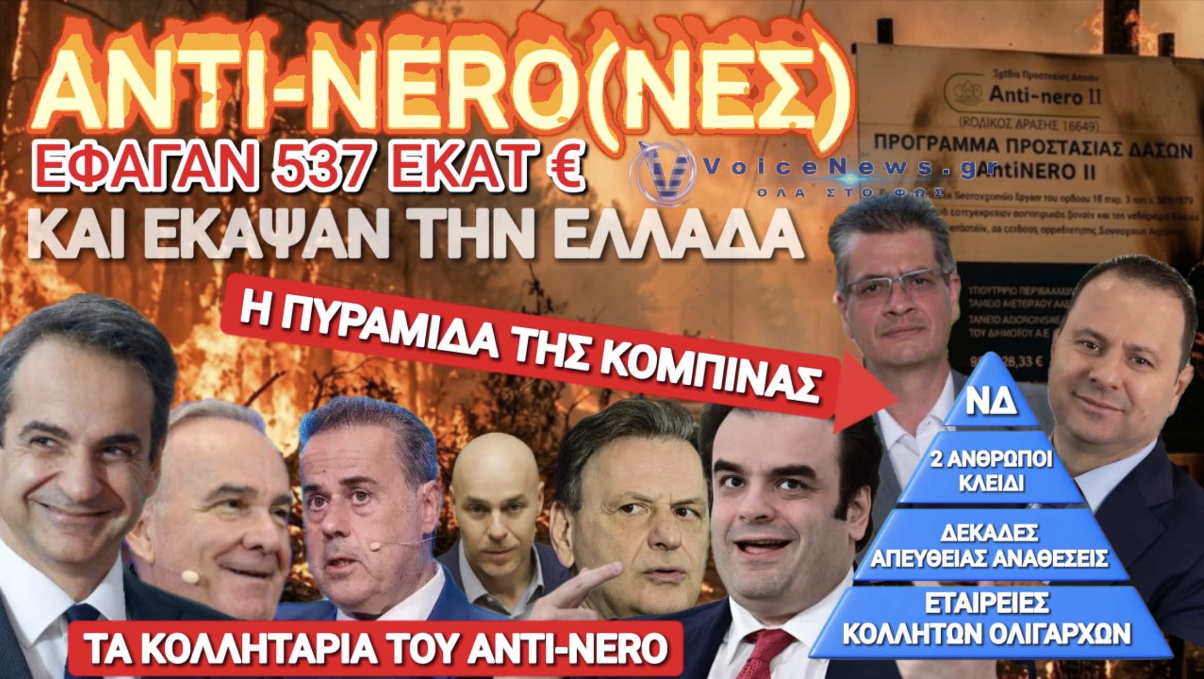 ΣΕ ΞΕΡΩ… ΑΠΟ ΤΟ ANTINERO 547 ΕΚΑΤ. ΕΥΡΩ: ΑΜΥΡΑΣ, ΣΚΥΛΑΚΑΚΗΣ, ΠΑΠΑΣΤΑΥΡΟΥ, ΠΑΠΑΘΑΝΑΣΗΣ ΚΑΙ ΠΙΕΡΡΑΚΑΚΗΣ ΣΤΟ ΚΑΔΡΟ ΤΩΝ ΠΟΛΙΤΙΚΩΝ ΕΥΘΥΝΩΝ
