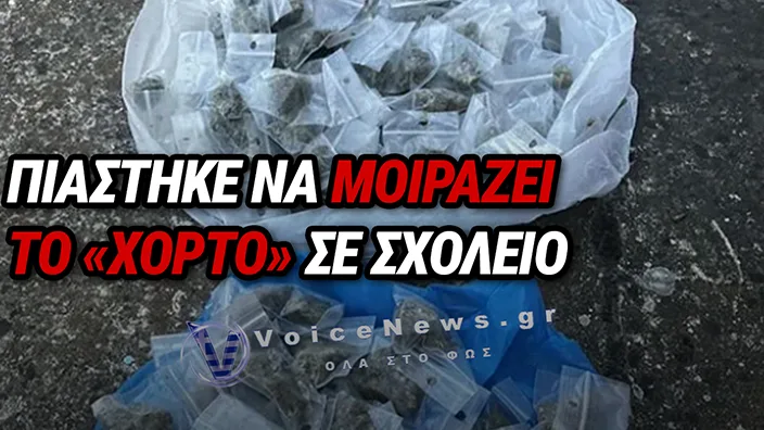 ΜΑΡΟΥΣΙ: ΣΥΝΕΛΗΦΘΗ 35ΧΡΟΝΟΣ ΑΛΛΟΔΑΠΟΣ – ΠΕΤΑΞΕ 106 ΣΥΣΚΕΥΑΣΙΕΣ ΚΑΝΝΑΒΗΣ ΣΕ ΠΡΟΑΥΛΙΟ ΣΧΟΛΕΙΟΥ