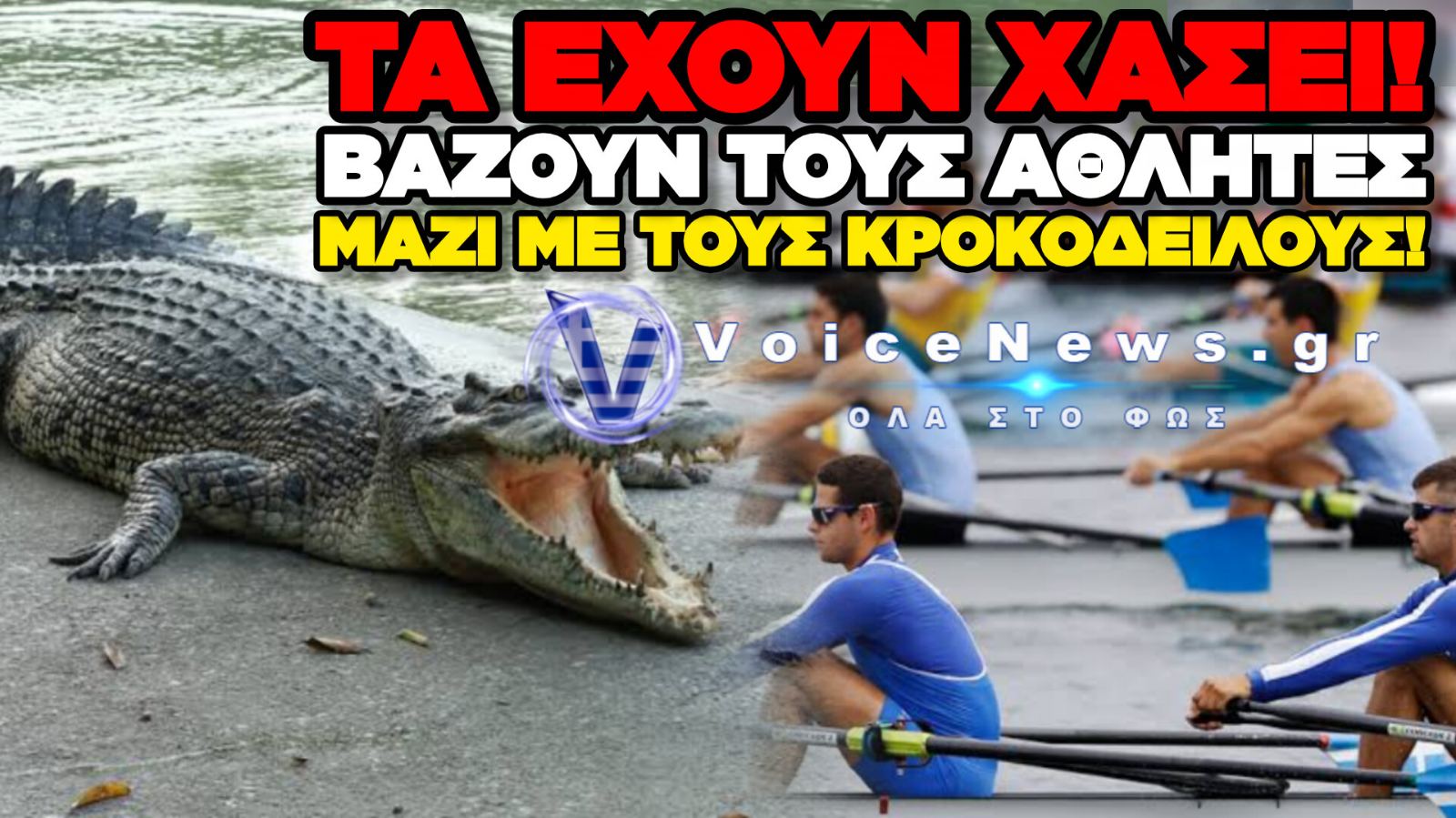 ΟΛΥΜΠΙΑΚΟΙ ΑΓΩΝΕΣ 2032: ΚΩΠΗΛΑΣΙΑ ΣΕ ΠΟΤΑΜΙ ΜΕ… 500 ΚΡΟΚΟΔΕΙΛΟΥΣ
