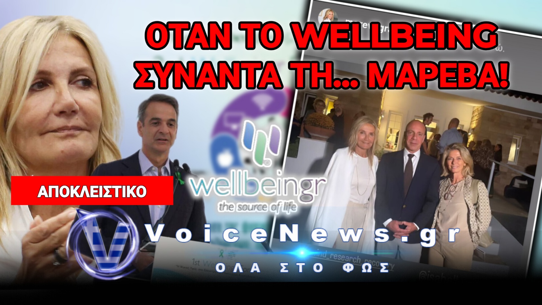 ΤΙ ΣΥΝΔΕΕΙ ΤΗ ΜΑΡΕΒΑ ΜΗΤΣΟΤΑΚΗ ΜΕ ΤΗΝ WELLBEINGR ΚΑΙ ΤΑ €120.000 ΤΟΥ ΔΗΜΟΣΙΟΥ;