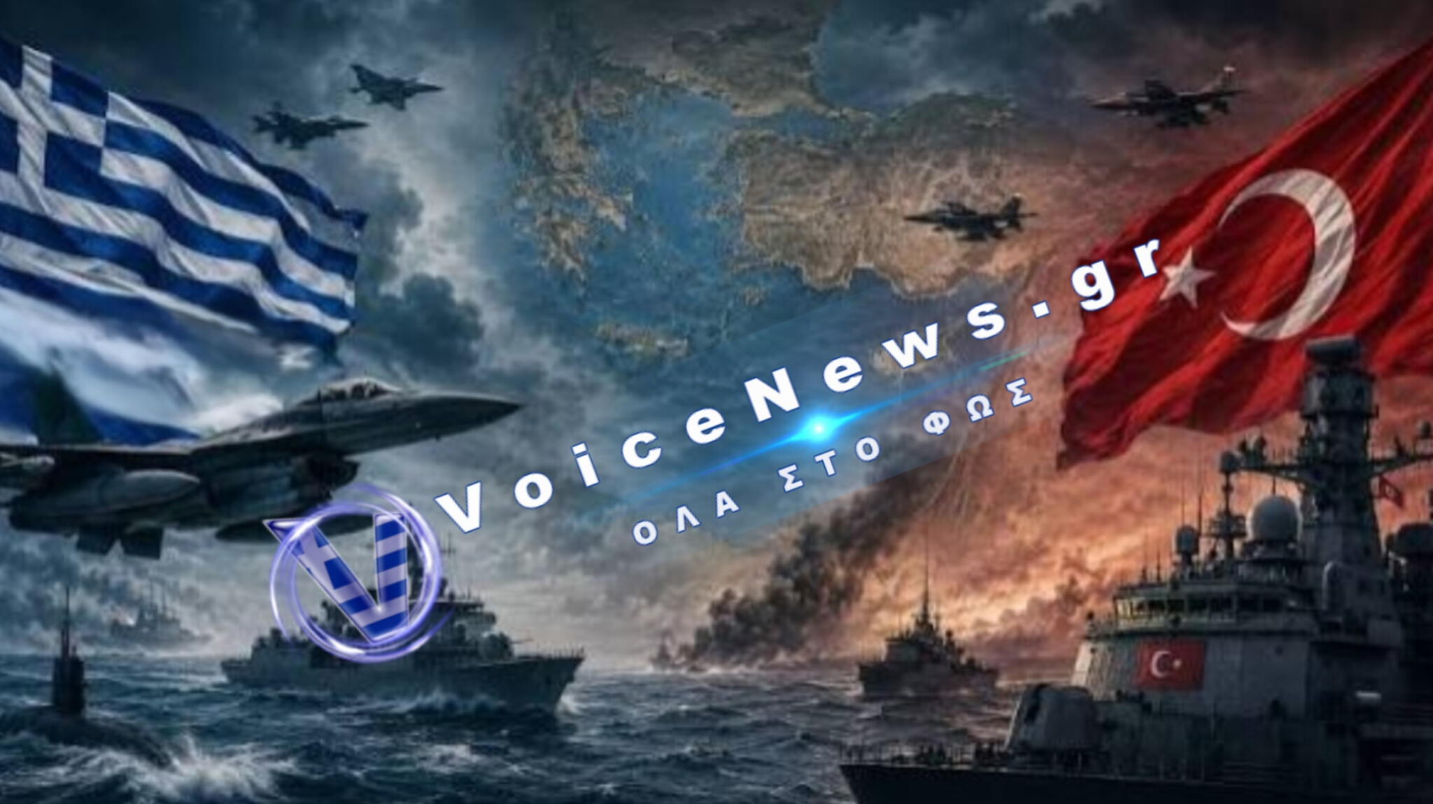 Σκληρές Αερομαχίες στο Αιγαίο. Υπερπτήσεις τουρκικών μαχητικών πάνω από τη Ρω.