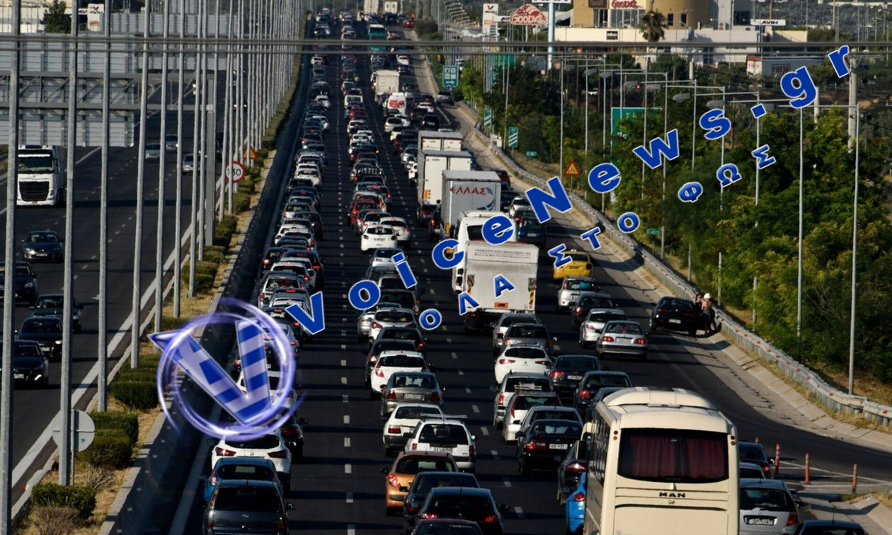 Τροχαίο ατύχημα στην Αθηνών-Κορίνθου, στο ύψος των Μεγάρων