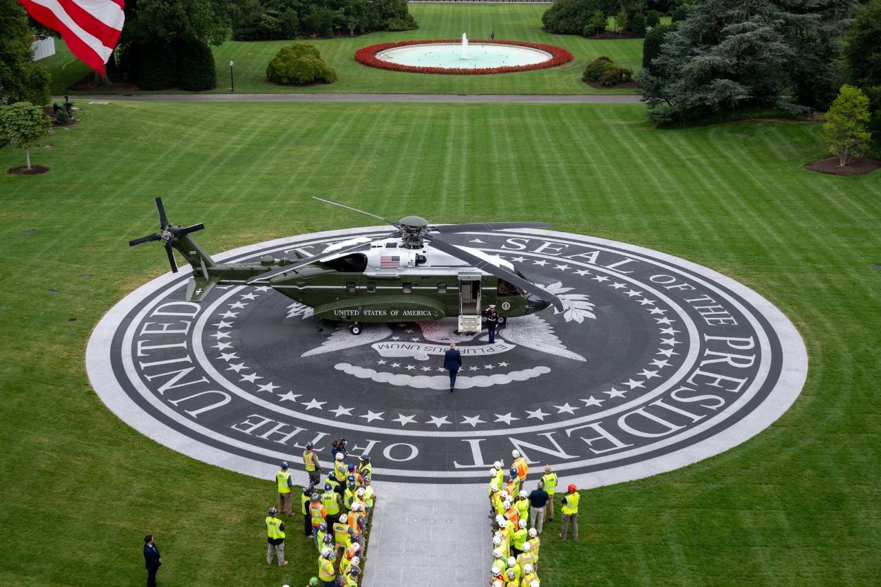 Εγκαινιάστηκε το νέο ελικοδρόμιο του Λευκού Οίκου (Βίντεο)