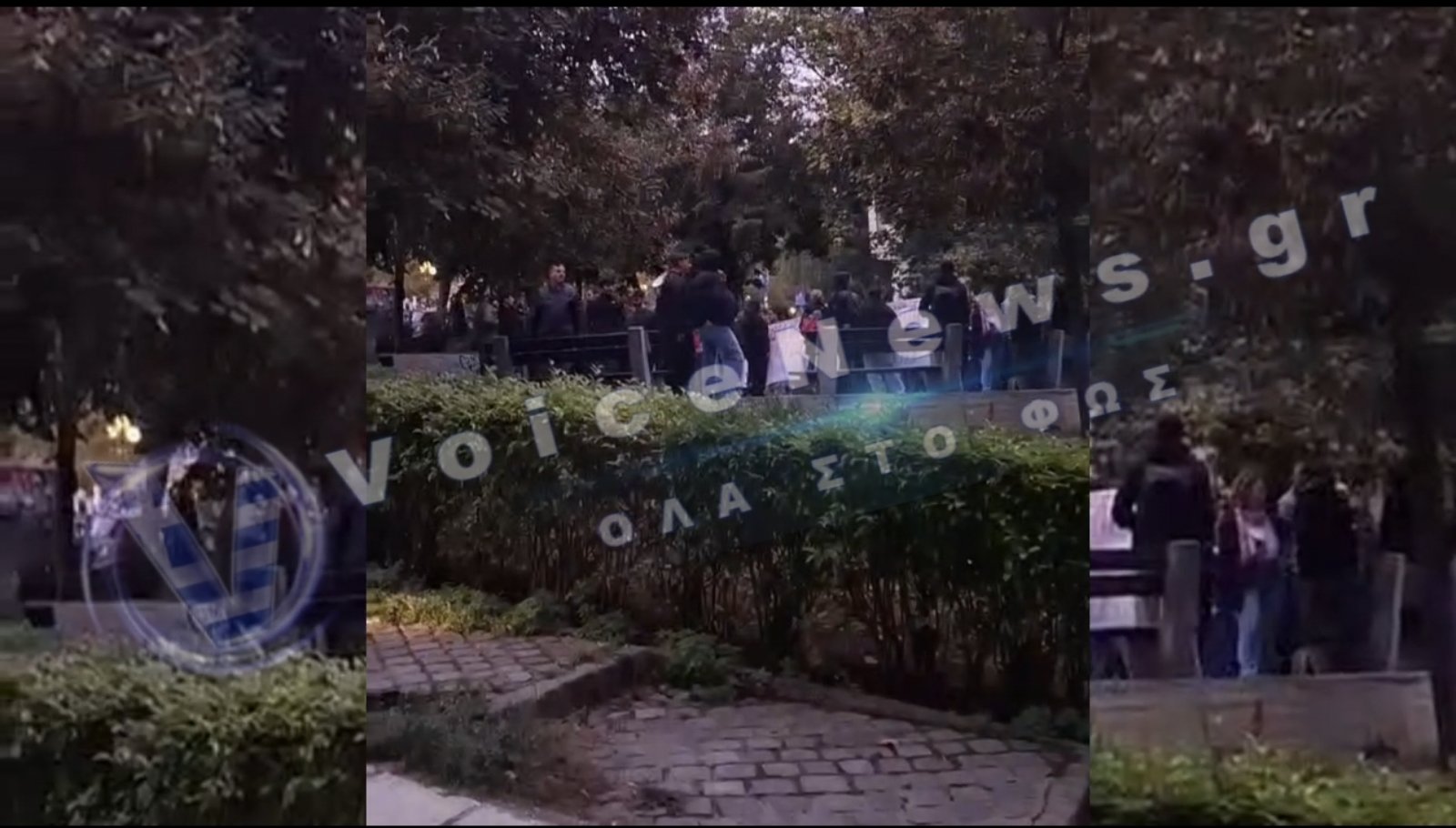Θεσσαλονίκη: Επεισοδιακή κατάληξη της συγκέντρωσης – Ισχυρές αστυνομικές δυνάμεις στον Ναό του Αγίου Δημητρίου