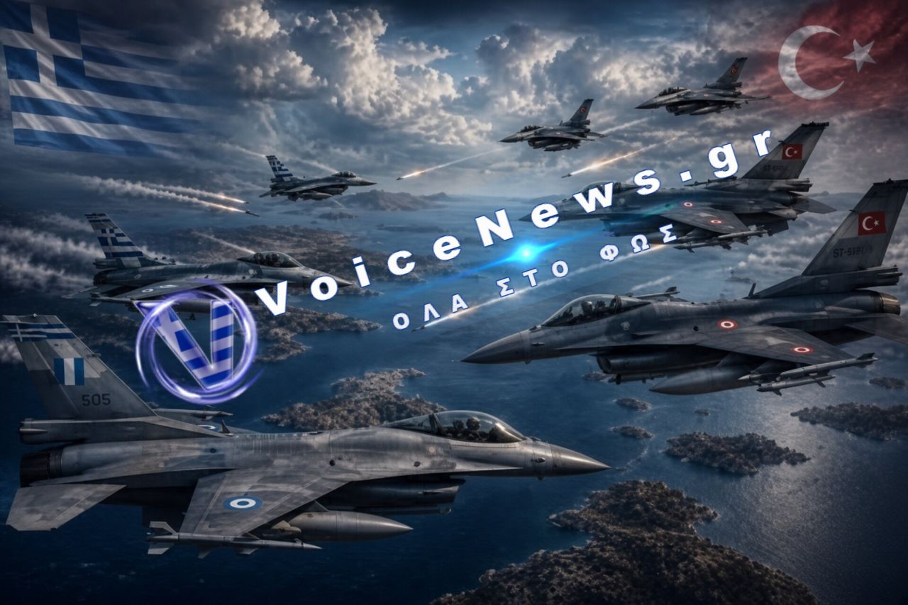 Εμπλοκές πάνω από το Αιγαίο με οπλισμένα τουρκικά F-16: Η Τουρκία έκανε 13 παραβιάσεις και 15 παραβάσεις.
