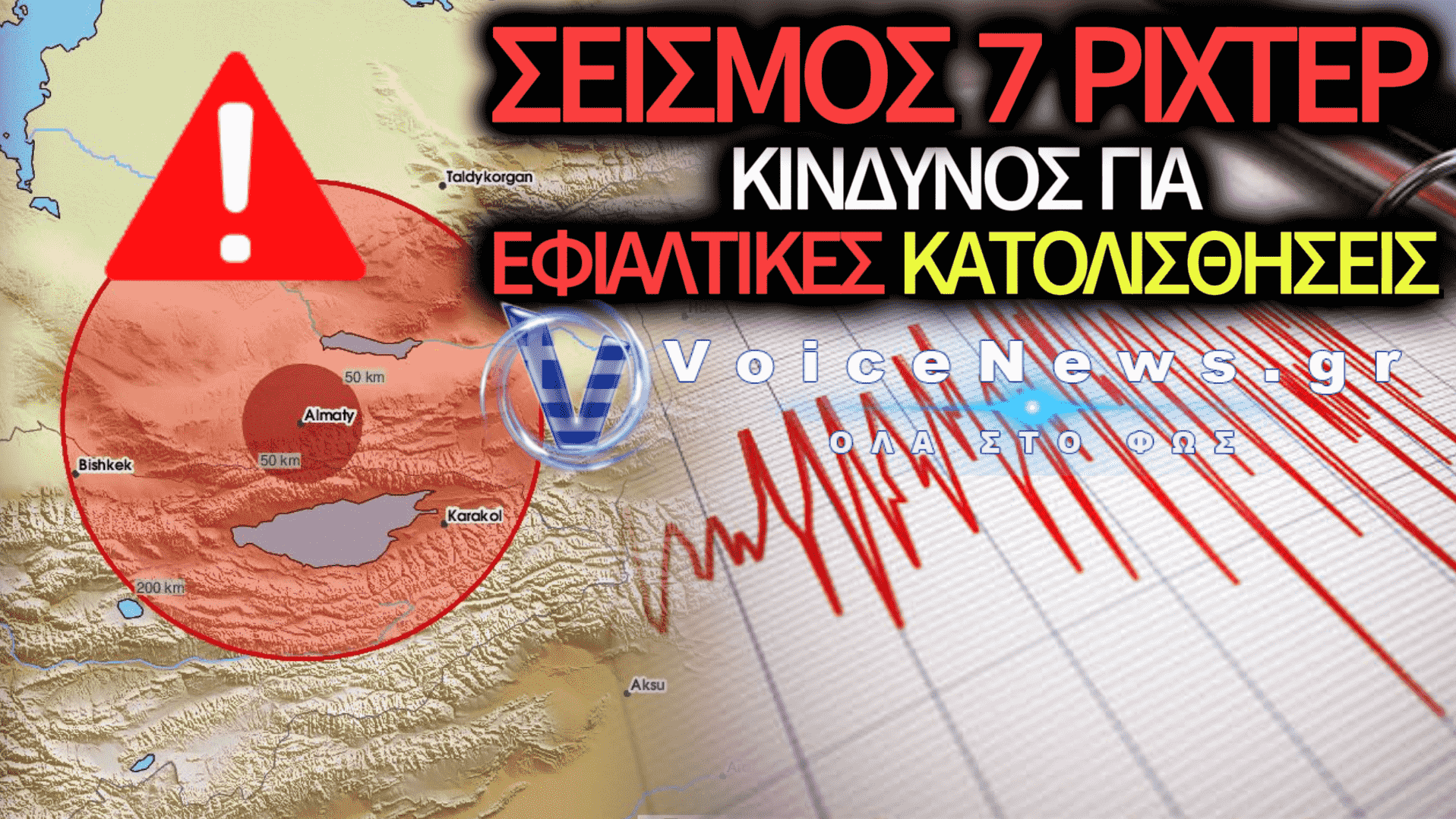 ΙΣΧΥΡΟΣ ΣΕΙΣΜΟΣ 7 ΡΙΧΤΕΡ: ΣΥΝΑΓΕΡΜΟΣ ΓΙΑ ΤΟΝ ΕΓΚΕΛΑΔΟ