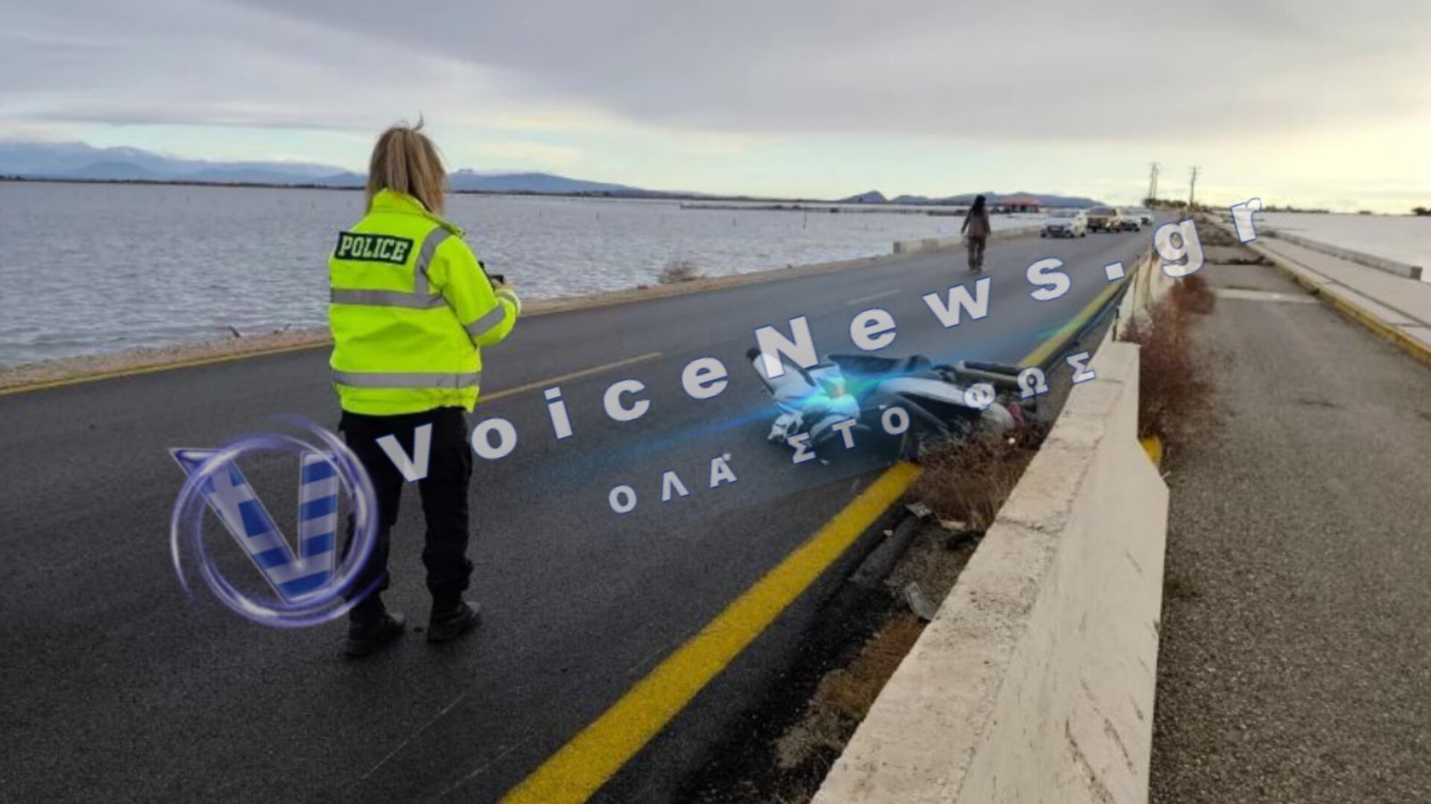 Μεσολόγγι: Σοβαρός τραυματισμός οδηγού μηχανής – Έχασε τον έλεγχο και σύρθηκε στο οδόστρωμα